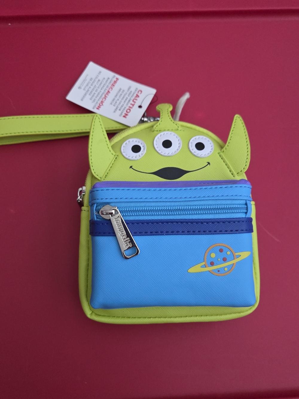 Loungefly Kids Alien Crossbody Bag - Lime Green & Bright Blue